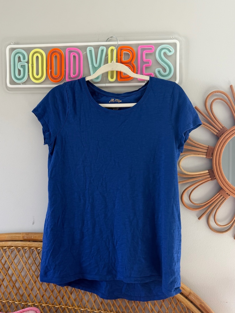 Lilly Pulitzer Royal Blue Crewneck Short Sleeve Tee
